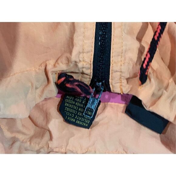 Vintage Mid 1990s Express Brand May Company Windbreaker SZ M Surfs Edge Pink Med - Picture 9 of 16
